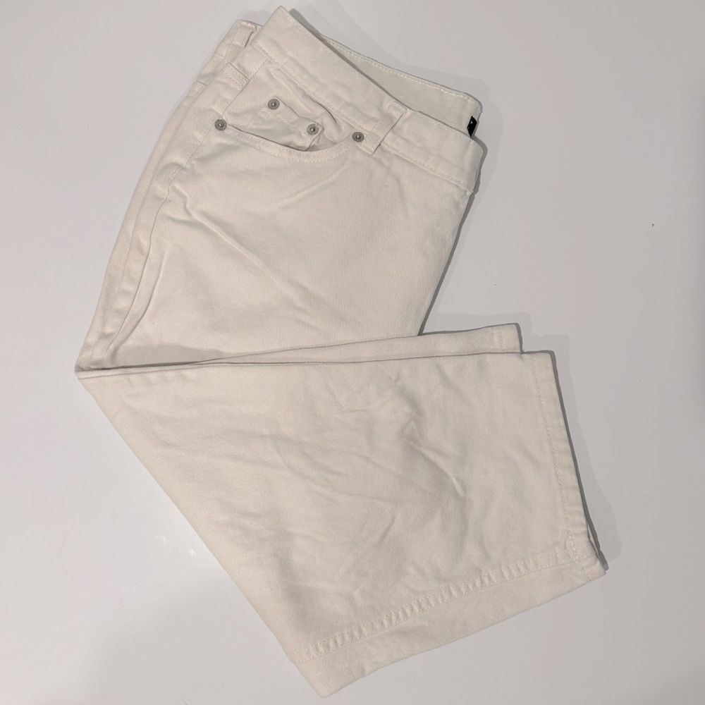 ellos Cream Capri Jeans
